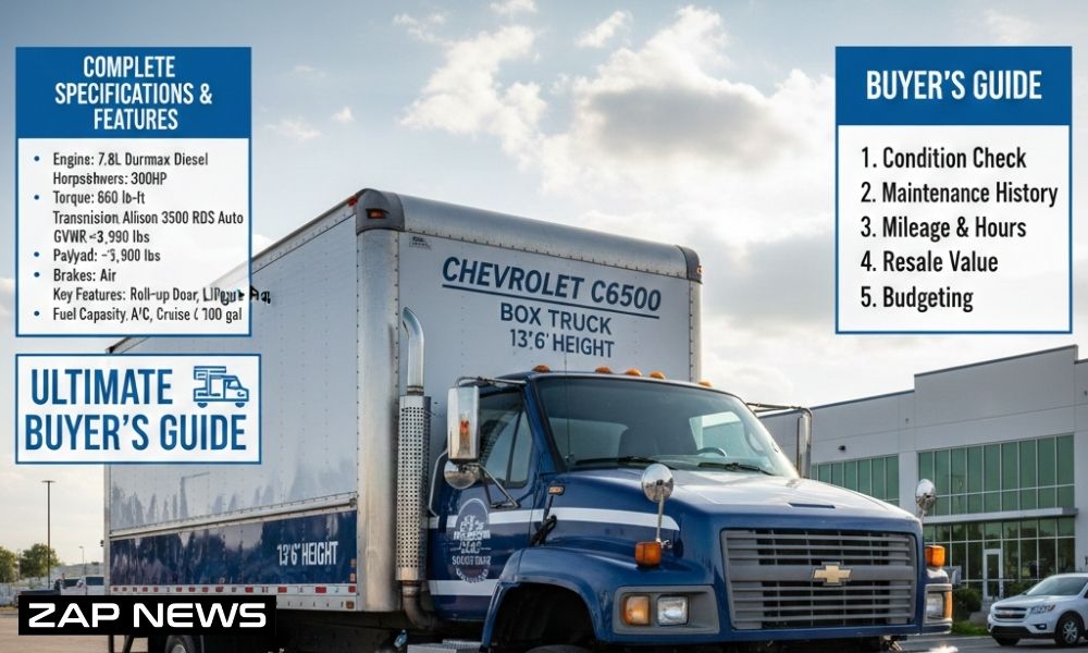 2009 Chevrolet C6500 Box Truck 13’6